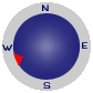 Wunderground gadget compass