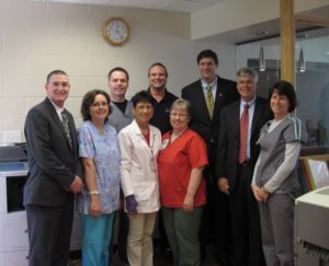 Clay County Health Department staff and visitors