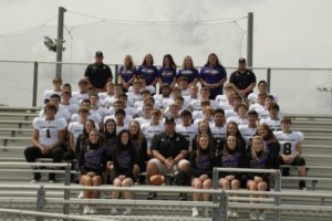 Clay County High School Football team, coaches, and cheer squad