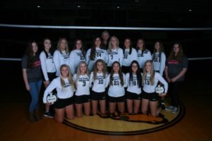 Clay County High School volleyball team